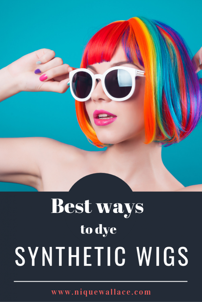 Synthetic deals wig dye