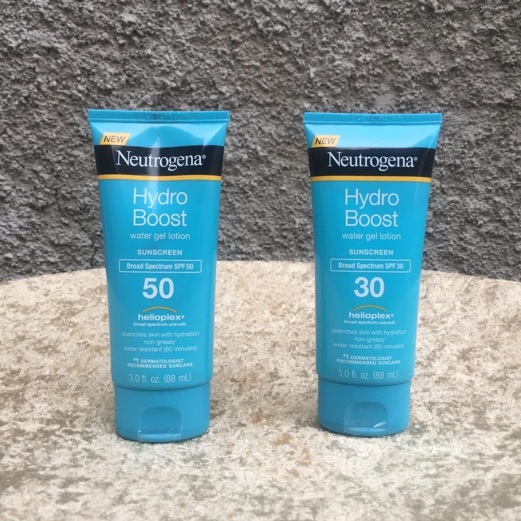 Neutrogena Hydro Boost Water Gel Lotion Sunscreens
