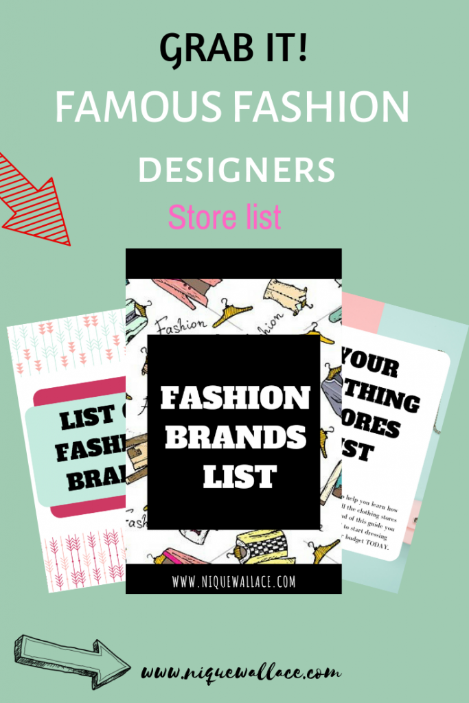 fashion list GRAB IT!