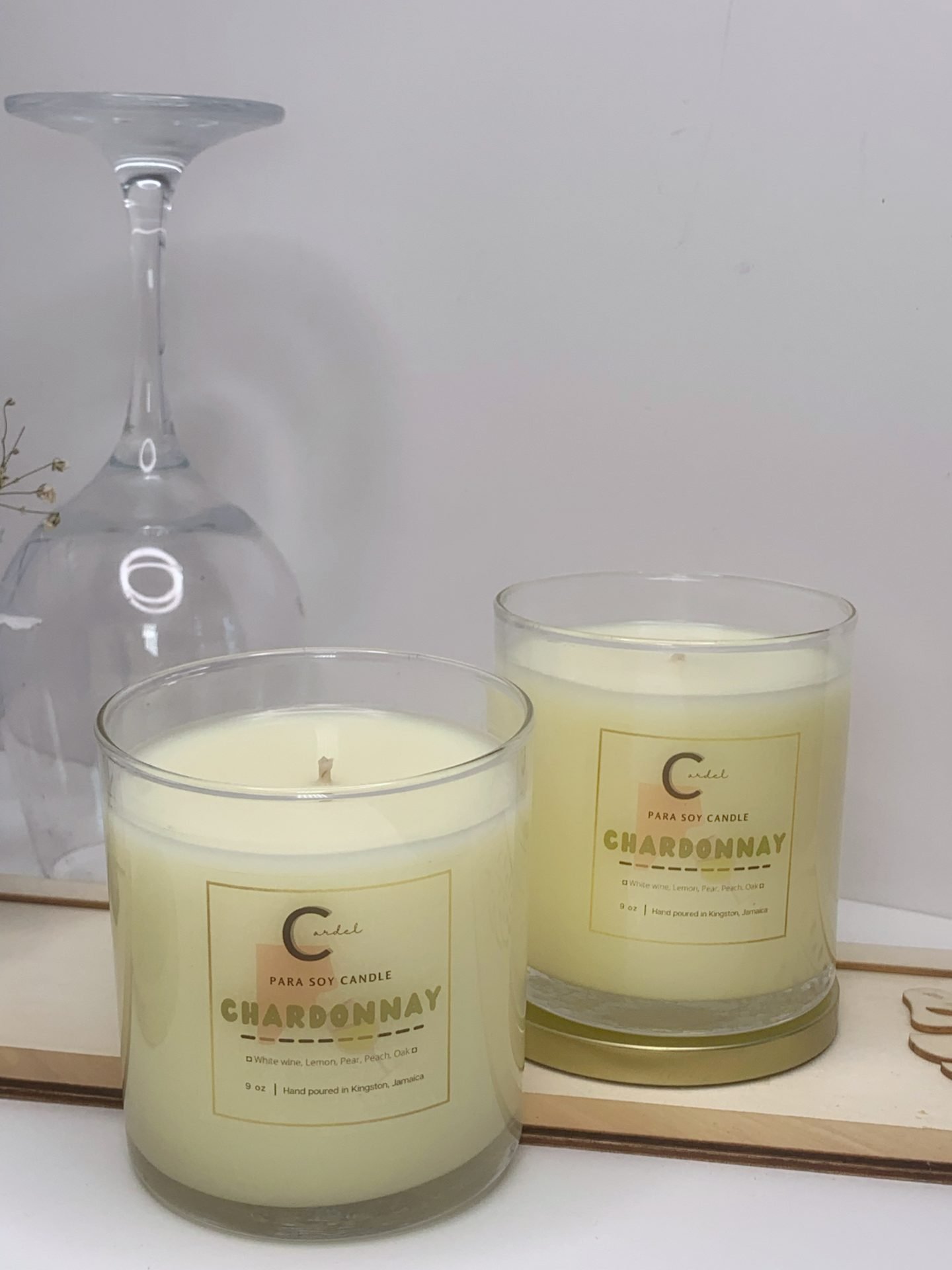 Chardonnay scented candle