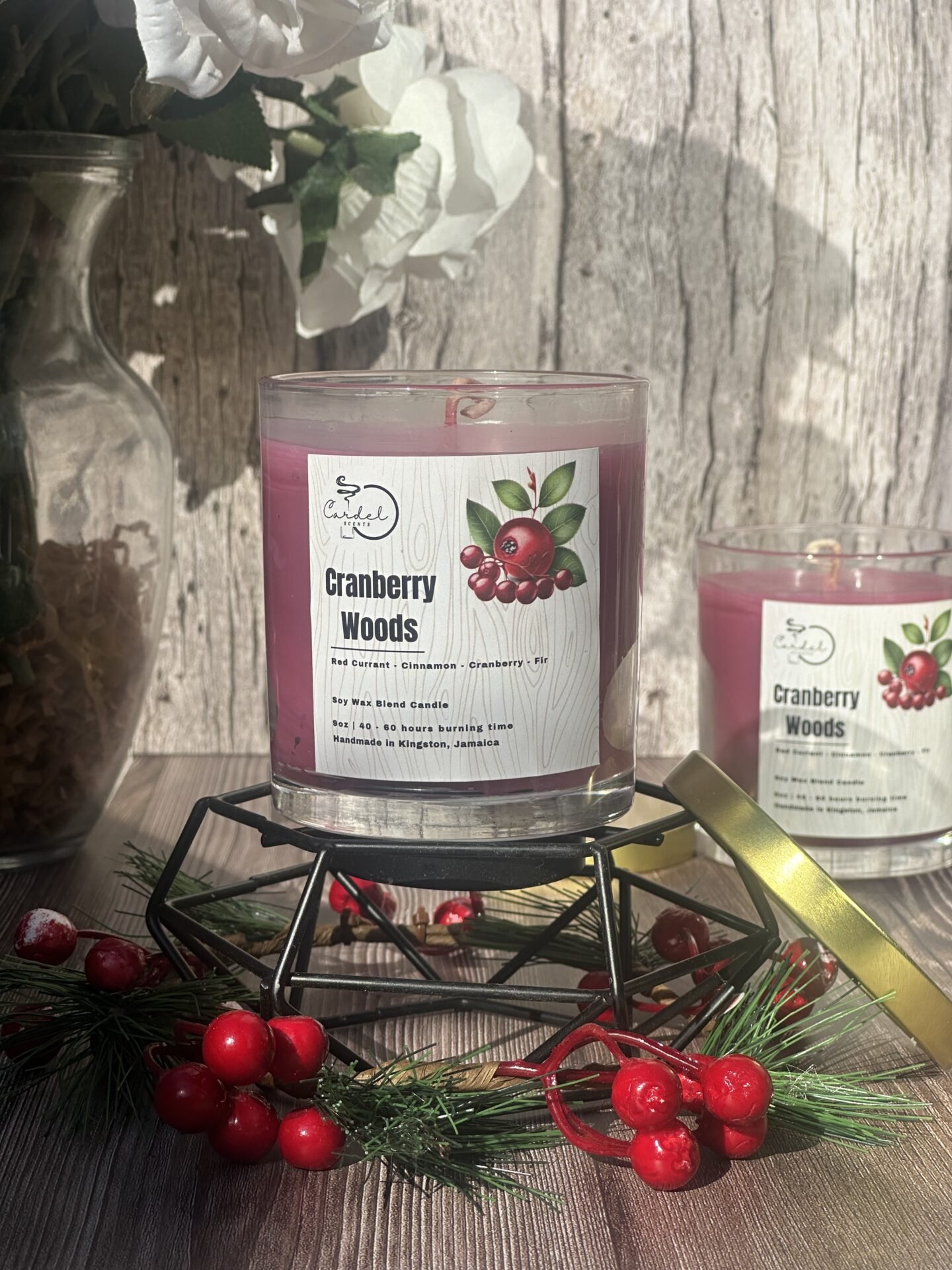 cranberry woods candle